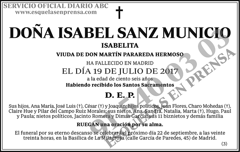 Isabel Sanz Municio